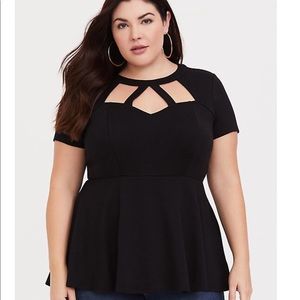 Torrid Peplum Blouse